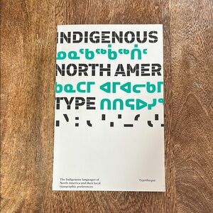 Indigenous North American Typography Book